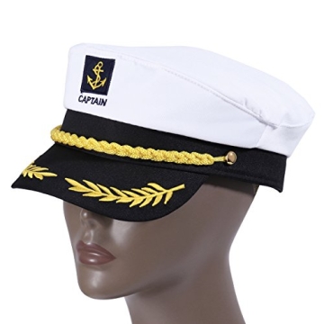 Adult Sailor Captain Hat for Nautical Parties and Costumes