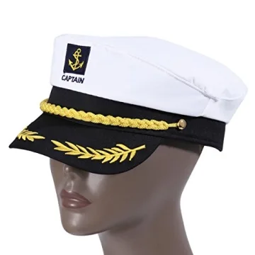 Adult Sailor Captain Hat for Nautical Parties and Costumes