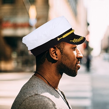 Adult Sailor Captain Hat for Nautical Parties and Costumes