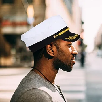 Adult Sailor Captain Hat for Nautical Parties and Costumes