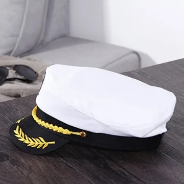 Adult Sailor Captain Hat for Nautical Parties and Costumes
