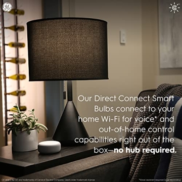 GE CYNC Smart LED Bulb Alexa Google Home Compatible 2-Pack