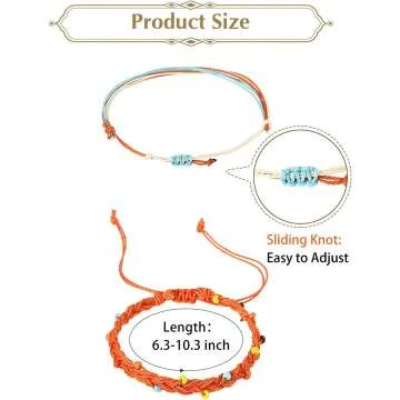 Surfer Wave Bracelet Set - 21 Adjustable Pieces