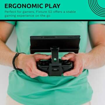 Fixture S2 Gaming Console Monitor and Controller Mount Compatible with Nintendo Switch OLED and Pro ...