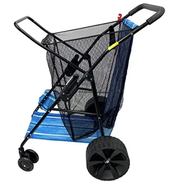 EasyGo Beach Cart - Heavy Duty Design with Large Wheels