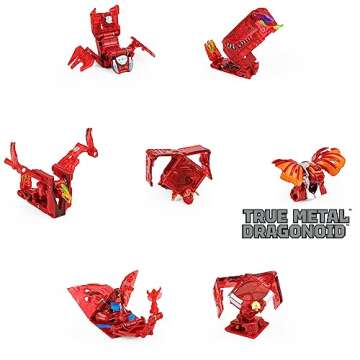 Bakugan GeoForge Dragonoid 7-in-1 Exclusive Kids Toy Set
