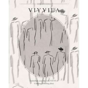 Stunning VIYYIEA Gold Framed Abstract Wall Art - 13x16