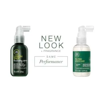 Tea Tree Lemon Sage Thickening Spray, Builds Body + Boosts Volume, For Fine Hair, 2.5 fl. oz.