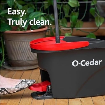 O-Cedar EasyWring Microfiber Spin Mop & Bucket System