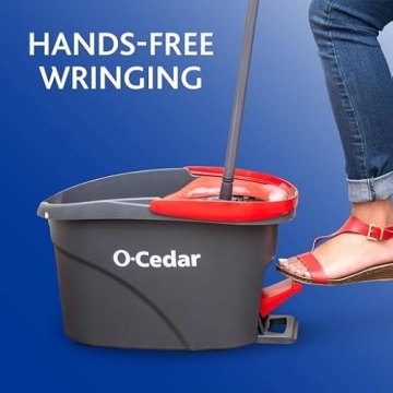 O-Cedar EasyWring Microfiber Spin Mop & Bucket System