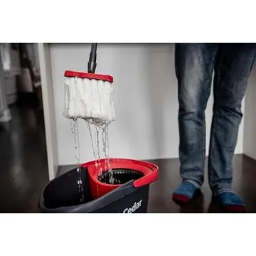 O-Cedar EasyWring Microfiber Spin Mop & Bucket System