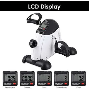 Mini Exercise Bike for Portable Home & Office Workouts