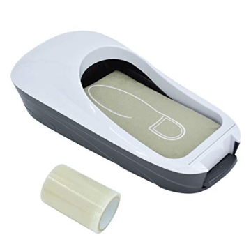 Automatic Shoe Cover Dispenser, Disposable Shoe Film/Membrane Machine With One Roll of Film for Home...