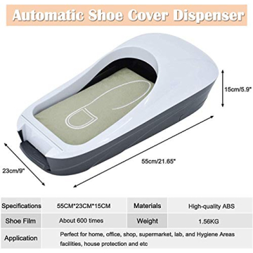 Automatic Shoe Cover Dispenser for Home and Office