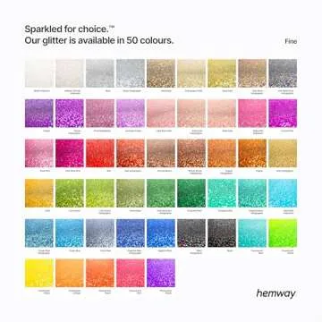 Hemway Eco-Friendly Biodegradable Glitter 100g Red Holographic