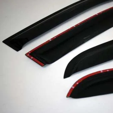 Tuningpros WV-677 Window Visor Deflector Rain Guard Set