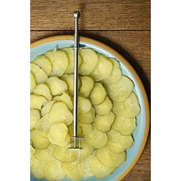 RSVP Endurance 18/8 Stainless Steel Long-Reach Pickle Fork - Perfect for Garnishes