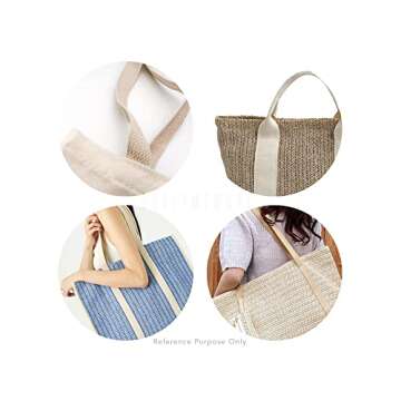 CRAFTMEMORE Natural Cotton Webbing for Crafts & Bags