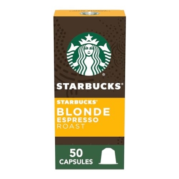 Starbucks by Nespresso Original Line Blonde Roast Espresso 50-count Espresso Pods