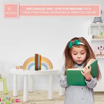 Rainbow Boho Bookends for Kids – Fun and Functional Decor