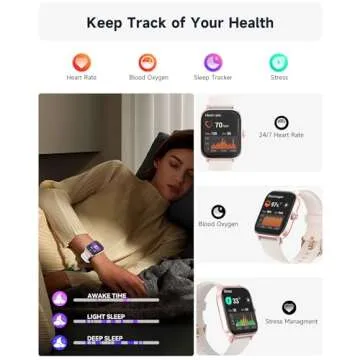 Amzhero Smart Watch: Fitness Tracking & Alexa Integration