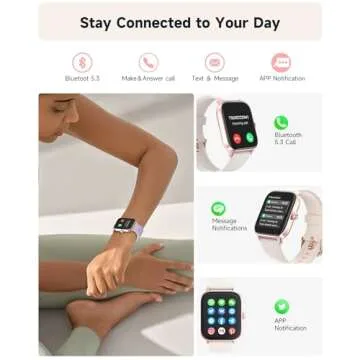 Amzhero Smart Watch: Fitness Tracking & Alexa Integration