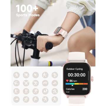 Amzhero Smart Watch: Fitness Tracking & Alexa Integration