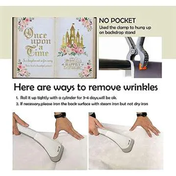 Aumeko Once Upon a Time Backdrop Pink Floral Gold Castle Princess Fairytale Birthday Party Decoration Girls First Birthday Party Photobooth Backdrop Supplies Cake Table Decorations