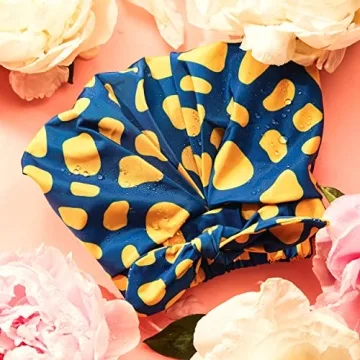 GRACE & COMPANY Luxury Waterproof Shower Cap for Women