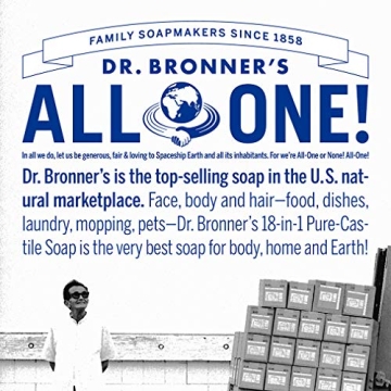 Dr. Bronner's Organic Peppermint Liquid Soap 32oz 2-Pack