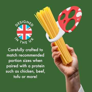 Mushroom Magic Spaghetti Measurer - Fun Pasta Portion Control Tool - Unique Gift for Cooking Enthusi...