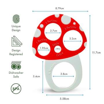 Quirky Mushroom Spaghetti Measurer - Eco-Friendly Kitchen Tool