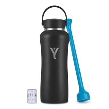 DYLN Alkaline Water Bottle | Portable Hydrogen Water Bottle Creates Hydrogen-Rich Water up to 9.5 pH...