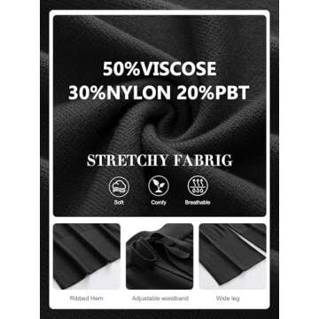 ANRABESS Womens 2 Piece Outfits Oversized Knit Sweater Set Wide Leg Pant Cozy Lounge Matching Pajama Sets 2024 Trendy Clothes Black Medium