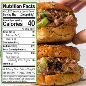 Native Forest Organic Young Jackfruit - Great Meatless Alternative, Plant Based Meat, Ideal Texture,...