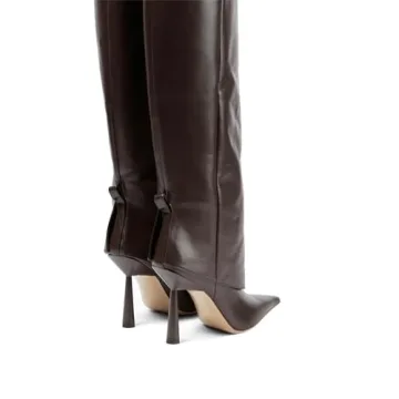 Goolita Fold Over Stiletto Boots - Stylish & Comfortable