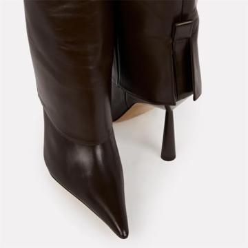 Goolita Fold Over Stiletto Boots - Stylish & Comfortable