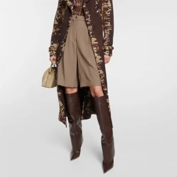 Goolita Fold Over Stiletto Boots - Stylish & Comfortable