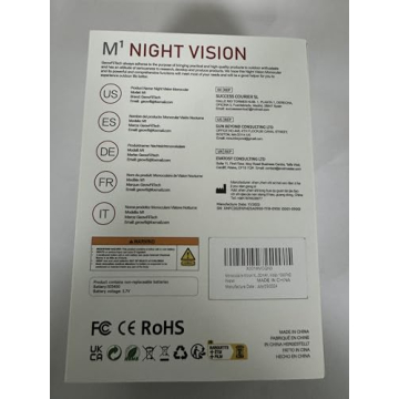 Night Vision Monocular 4K with 8X Zoom & Rechargeable Battery