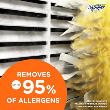 Swiffer Duster Heavy Duty Kit with 3ft Handle & Refills