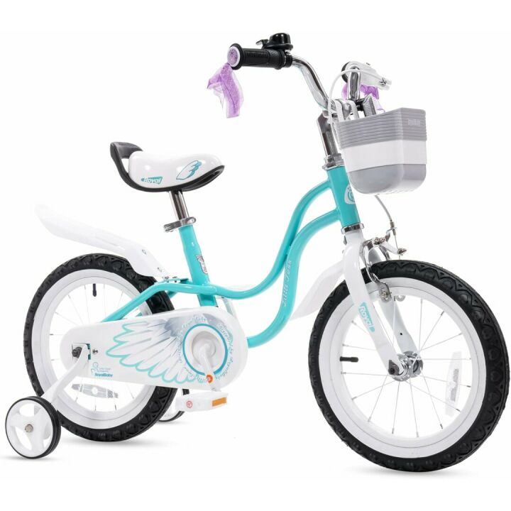 Princess Kids Bicycle with Basket & Training Wheels