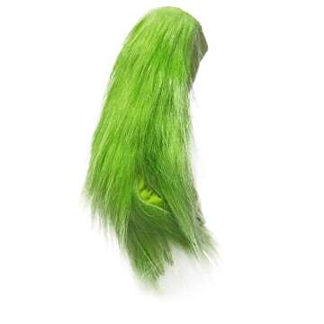 Adult Green Christmas Monster Santa Costume with Mask 7 PCS Deluxe Funny Cosplay Outfit Set Include Mask (One Size)