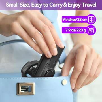 URTRY Magnetic Selfie Stick Tripod - Ideal for Phones