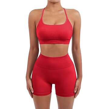 SUUKSESS Women Seamless Workout Set for Active Women