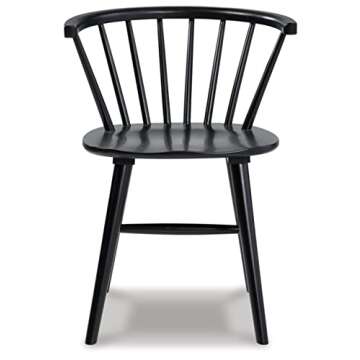 Otaska Modern Farmhouse Spindle Dining Chair Set of 2