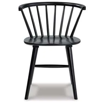 Otaska Modern Farmhouse Spindle Dining Chair Set of 2