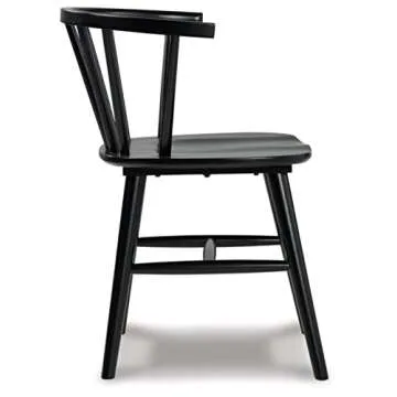 Otaska Modern Farmhouse Spindle Dining Chair Set of 2