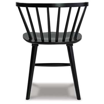 Otaska Modern Farmhouse Spindle Dining Chair Set of 2