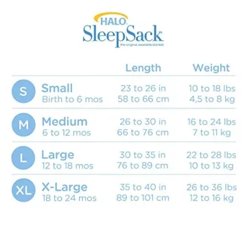 Halo Sleepsack Cotton Wearable Blanket for Safe Sleep