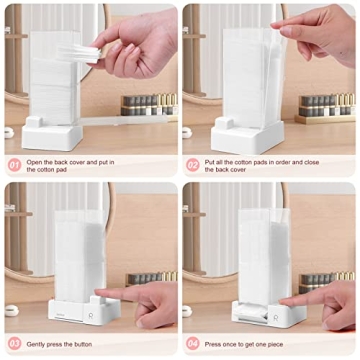Automatic Cotton Pad Dispenser for Effortless Beauty Routines